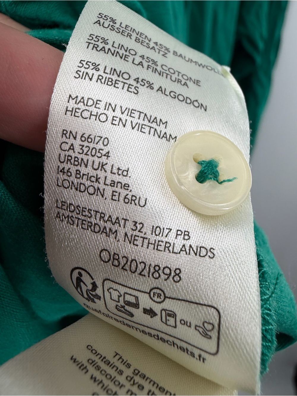 Maeve By Anthropologie The Bennet Buttondown Shirt Green - Picture 8 of 8